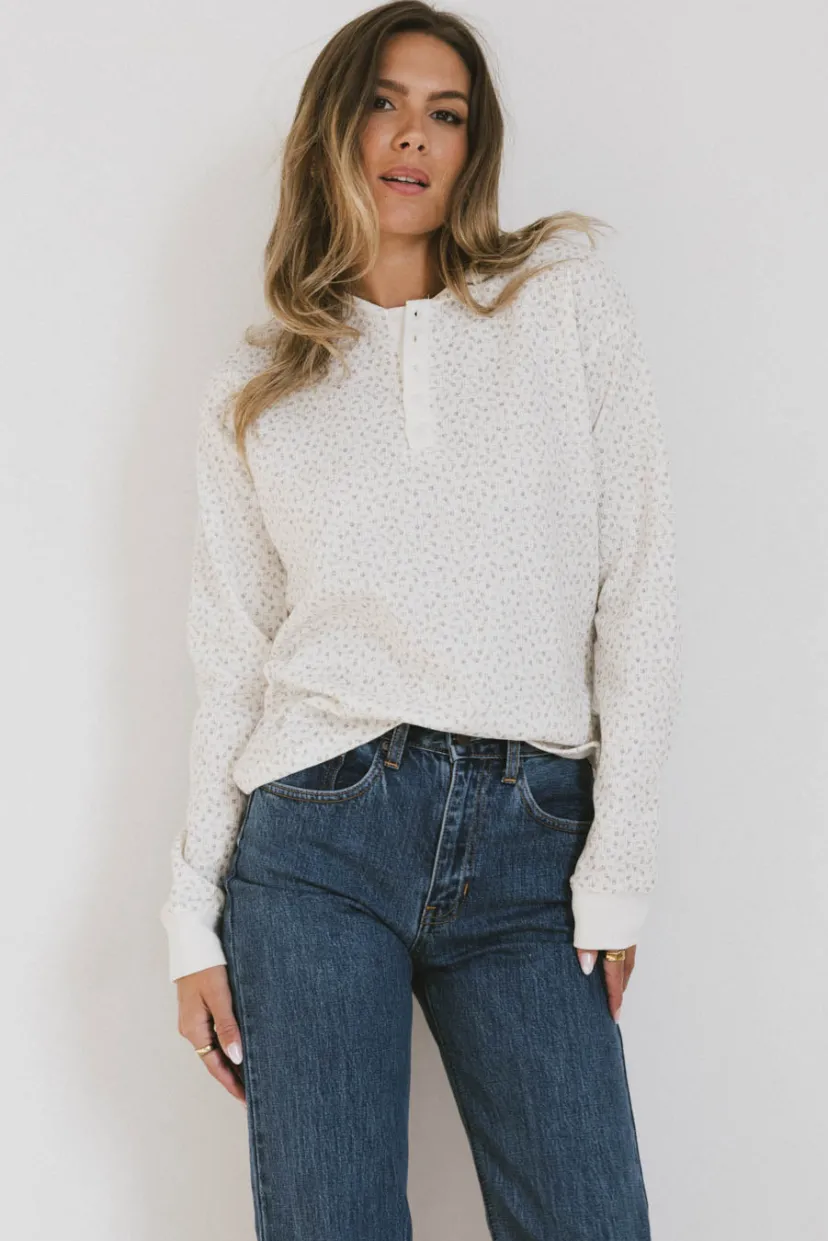 Tops>Bohme Talithia Floral Knit Top