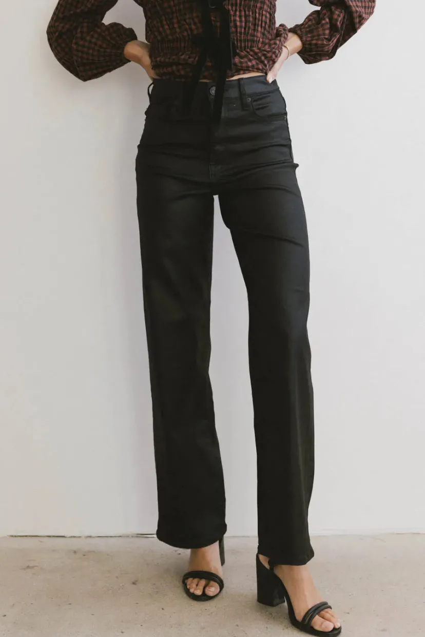 Pants | All Bottoms>Bohme Tally Coated Wide Leg Jean