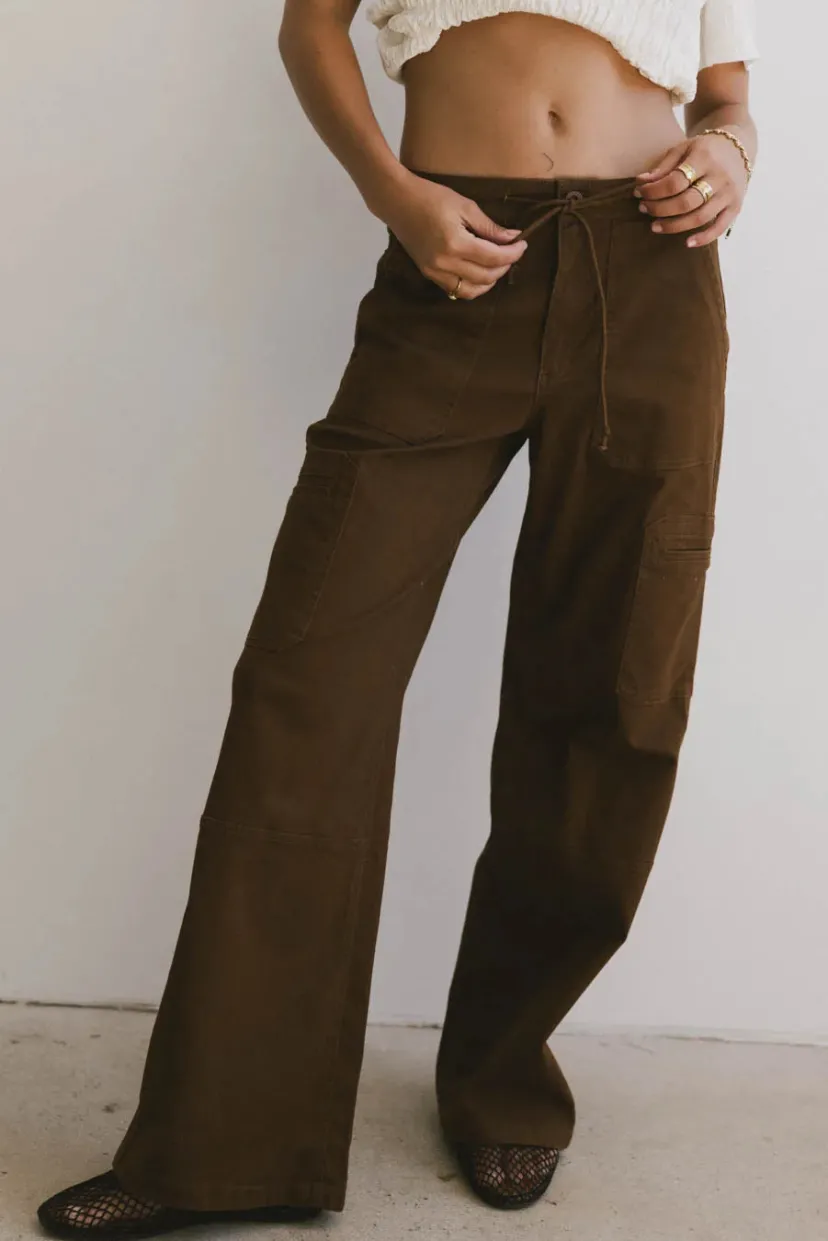 Denim | All Bottoms>Bohme Tandry Cargo Pants in Brown