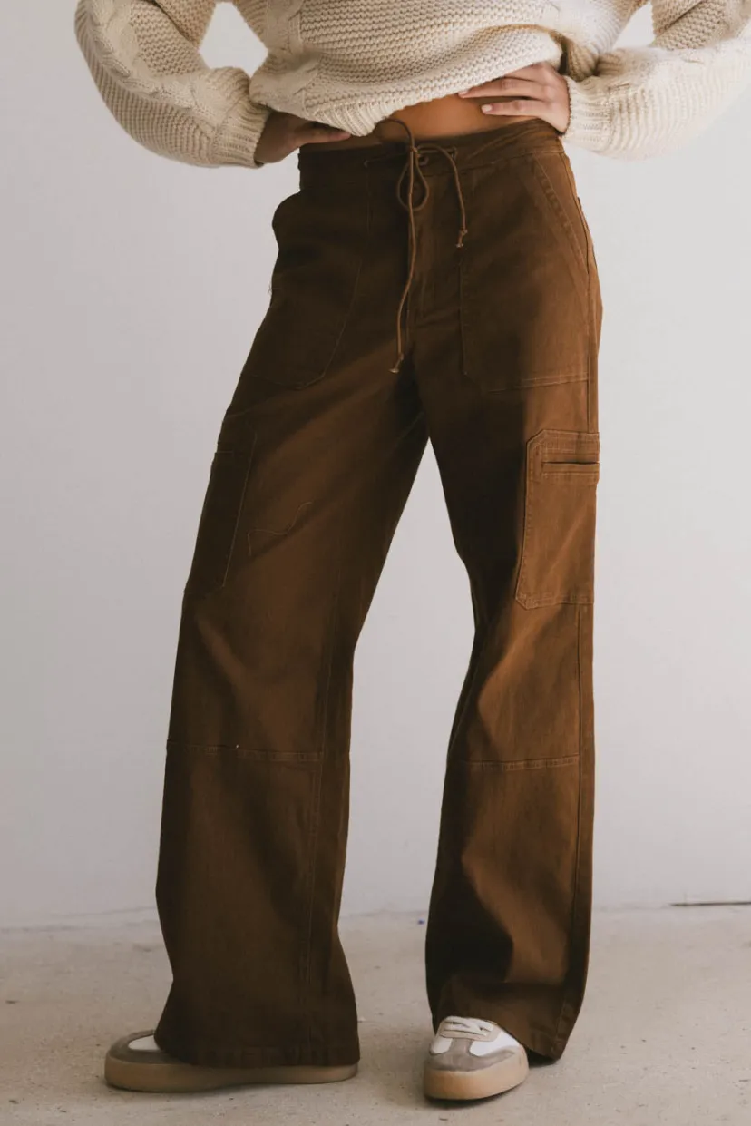 Denim | All Bottoms>Bohme Tandry Cargo Pants in Brown