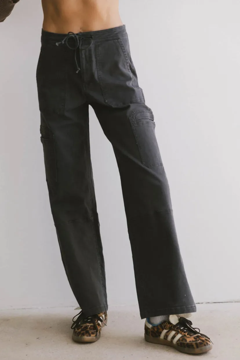 Denim>Bohme Tandry Cargo Pants in Charcoal