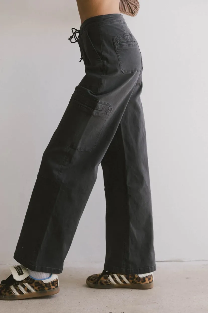 Denim>Bohme Tandry Cargo Pants in Charcoal