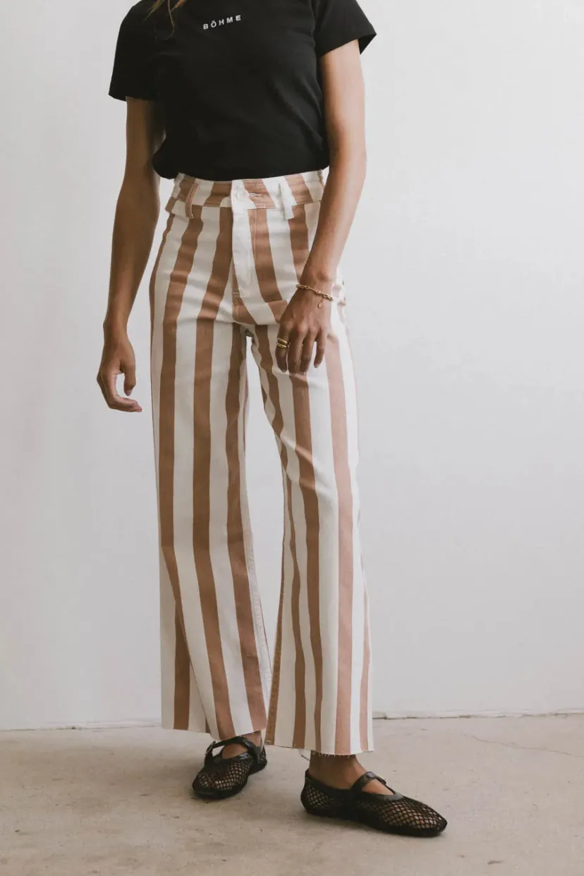 Denim | All Bottoms>Bohme Tanith Striped Jeans