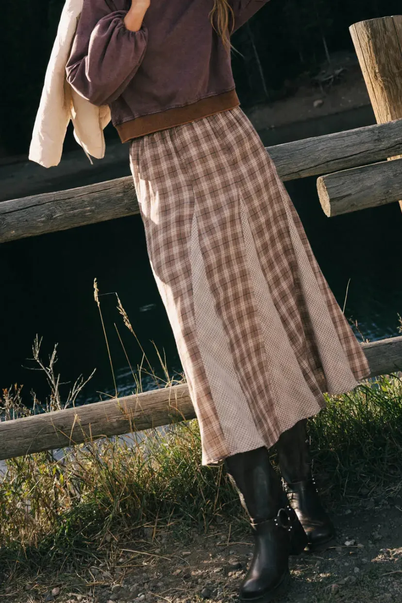 Skirts | All Bottoms>Bohme Tully Pleated Maxi Skirt