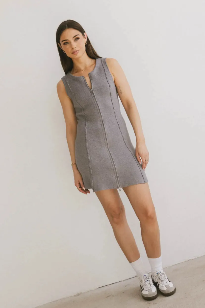 Dresses | Mini Dresses>Bohme Vela Zip Up Mini Dress