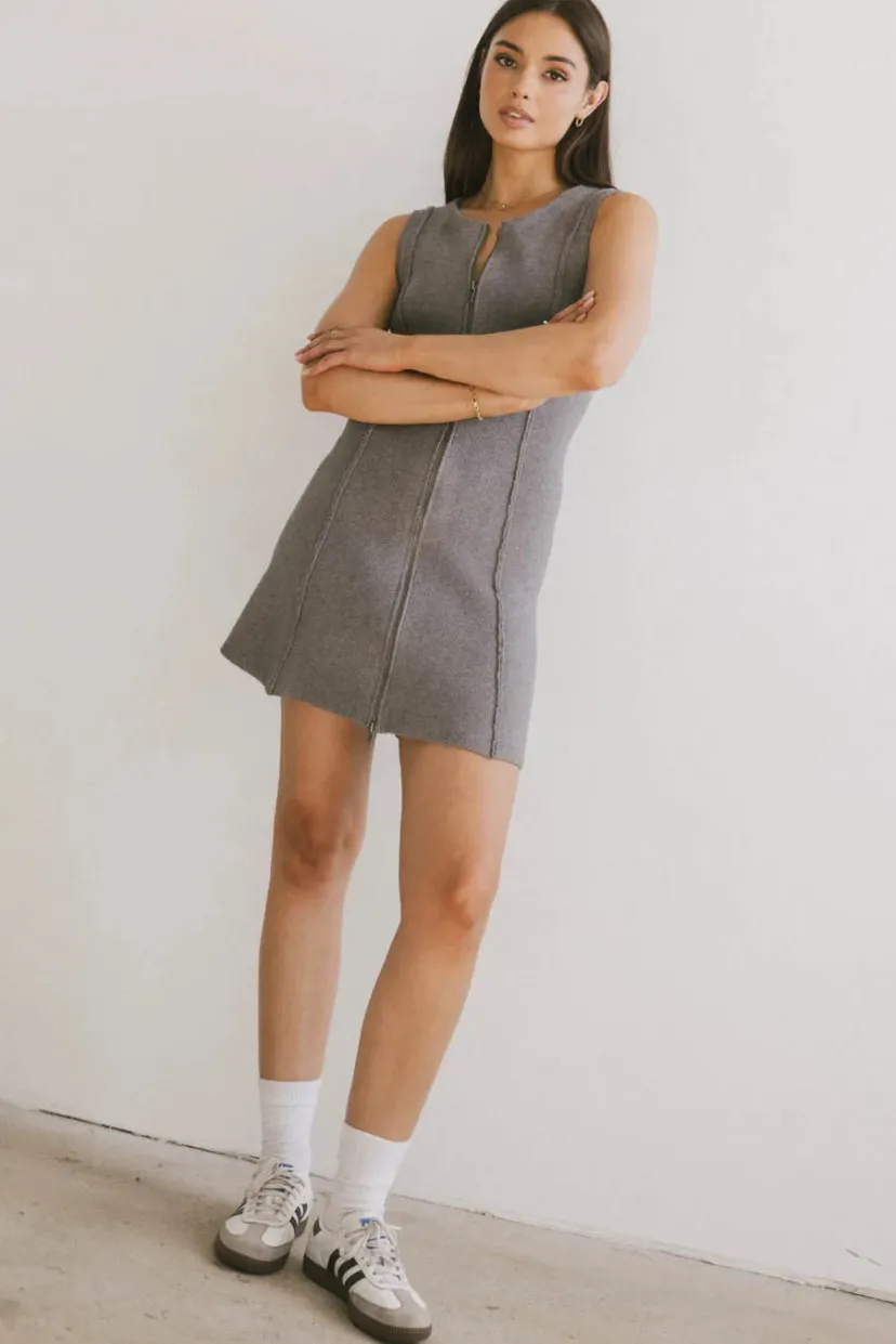 Dresses | Mini Dresses>Bohme Vela Zip Up Mini Dress