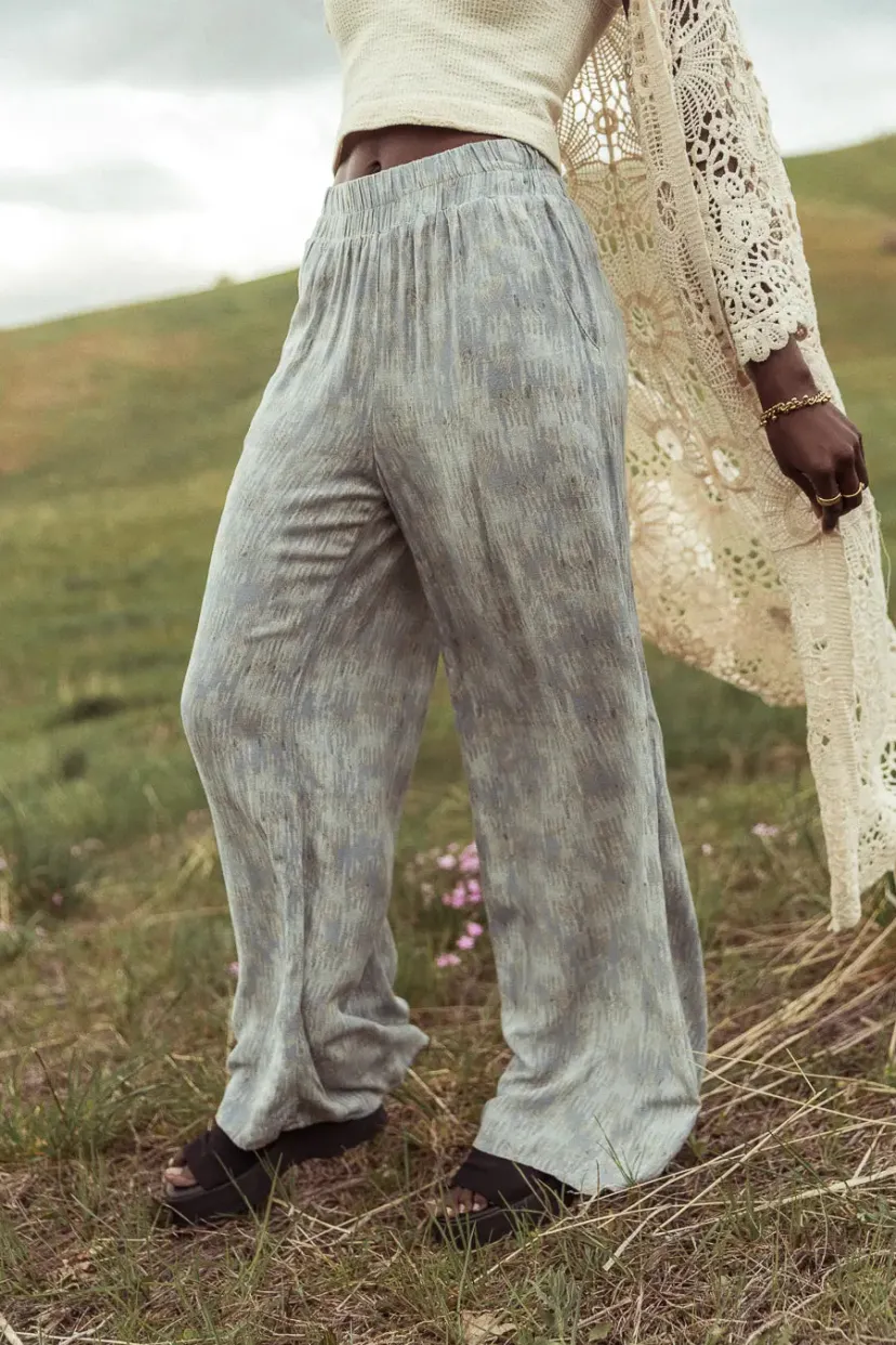 Pants | All Bottoms>Bohme Verity Printed Pants in Blue