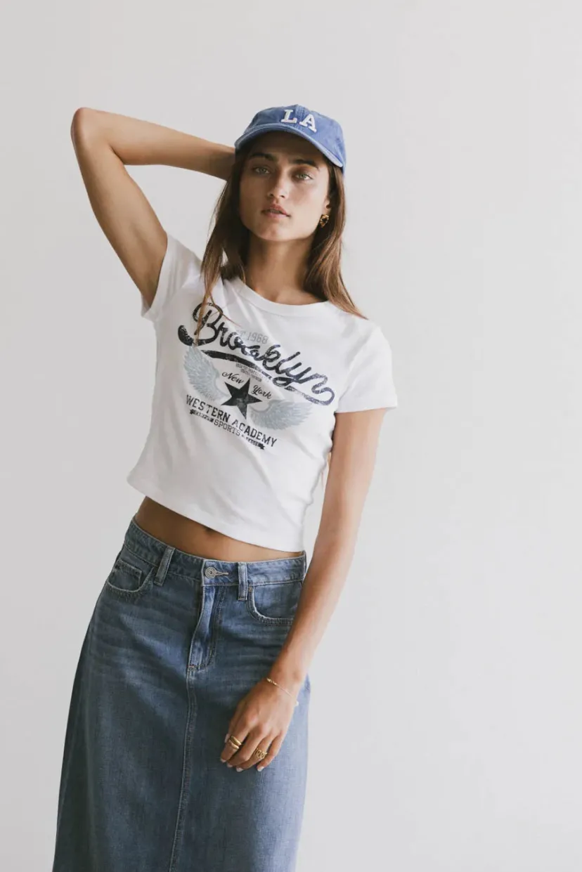 Tops | Tees & Tanks>Bohme Western Academy Baby Tee