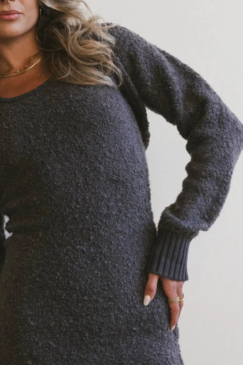 Jackets | Sweaters>Bohme Winslow Knit Shrug in Charcoal