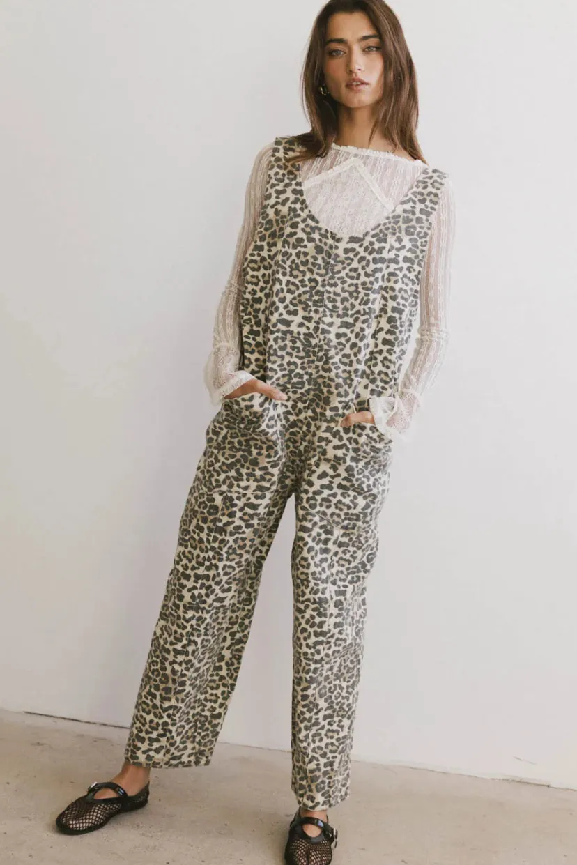 Dresses | Jumpsuits & Overalls>Bohme Ziggy Overalls Leopard