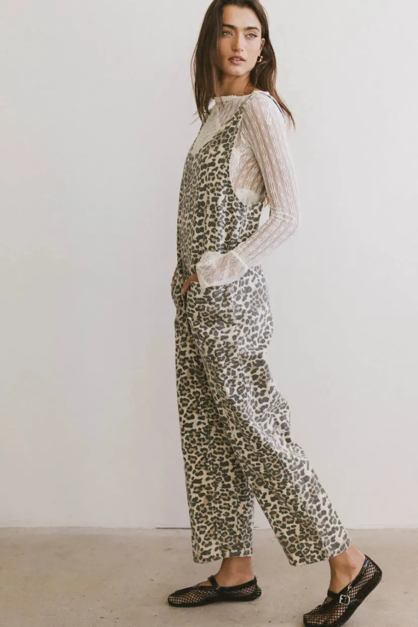 Dresses | Jumpsuits & Overalls>Bohme Ziggy Overalls Leopard